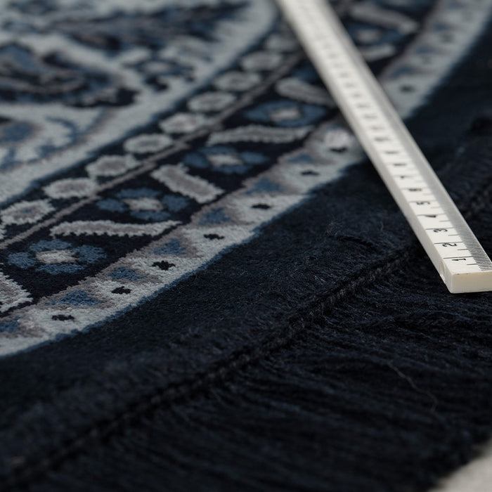 Dutchbone Bodega Vloerkleed Ø 175 cm - Blauw