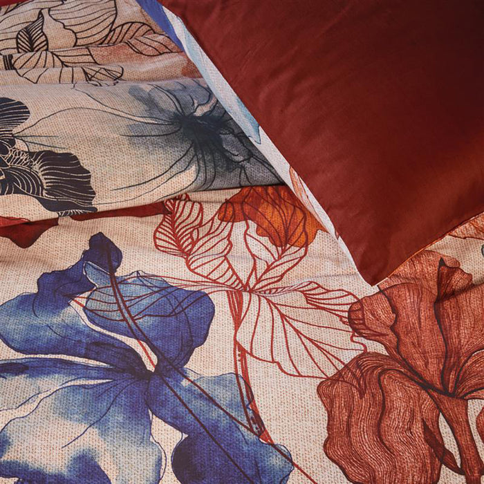 Beddinghouse Iris Field Dekbedovertrek 240 x 220 cm - Rood
