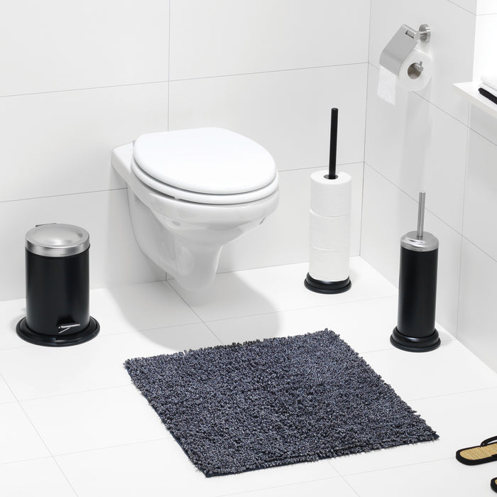 Sealskin Acero Toiletborstel met Houder Vrijstaand - Zwart