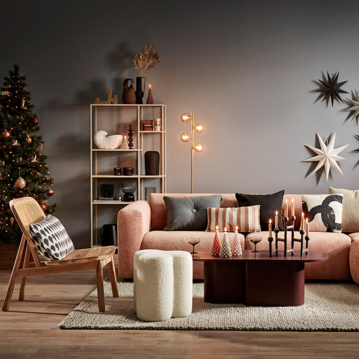 vtwonen BouclÈ Sierkussen 50 x 70 cm - Zand