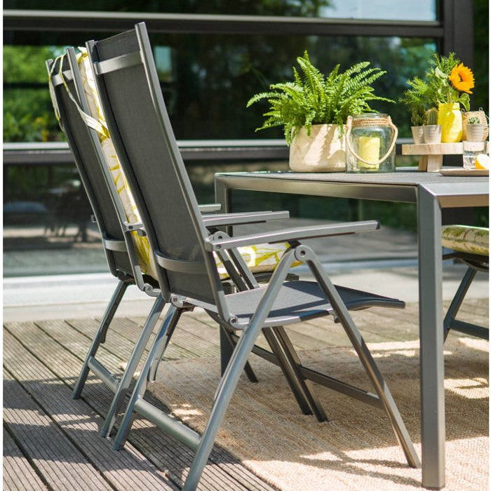 Hartman Troy Verstelbare Tuinstoel - Antraciet