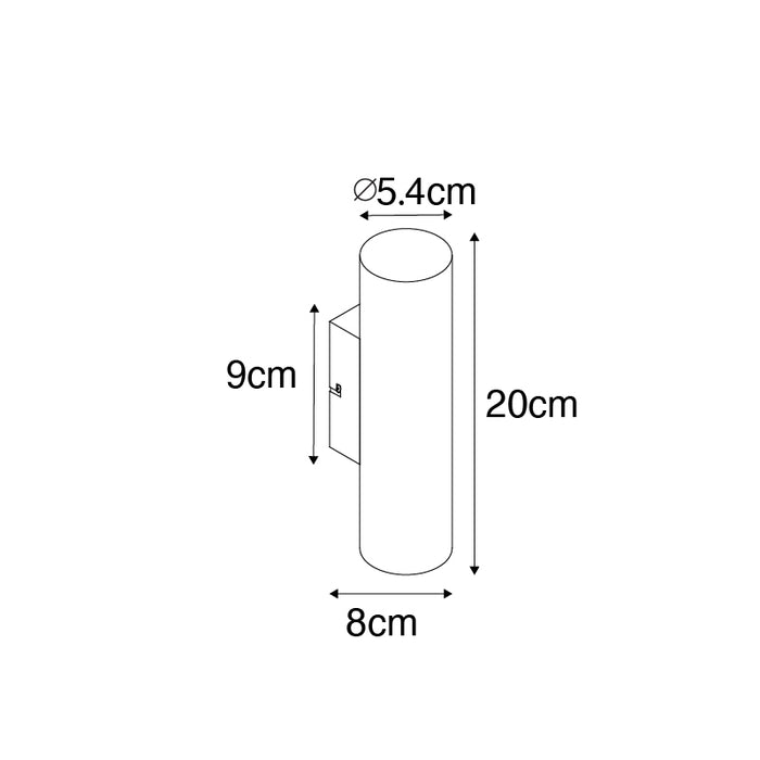 QAZQA Moderne wandlamp messing 2-lichts - Jeana