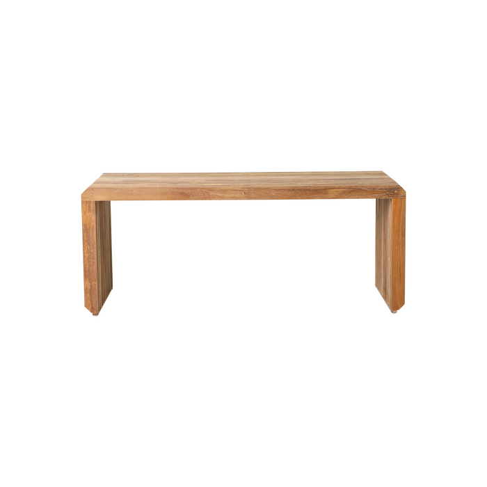 HKliving Slatted Bankje B 96 cm - Teak