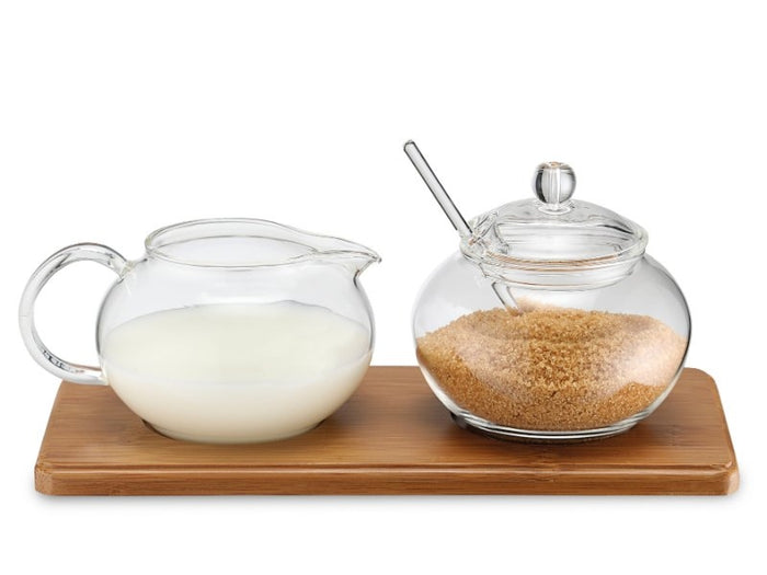 Melk- En Suikerkannetje Set – Weis