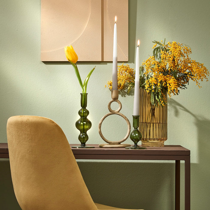 Mica Decorations Pitch Kandelaar H 23,5 cm - Taupe