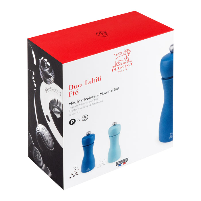Peugeot Tahiti Duo Geschenkset 15 cm - Blauw