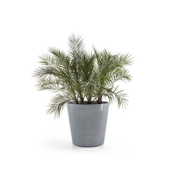Ecopots Amsterdam Bloempot Met Wielen Ø 80 cm - Blauwgrijs