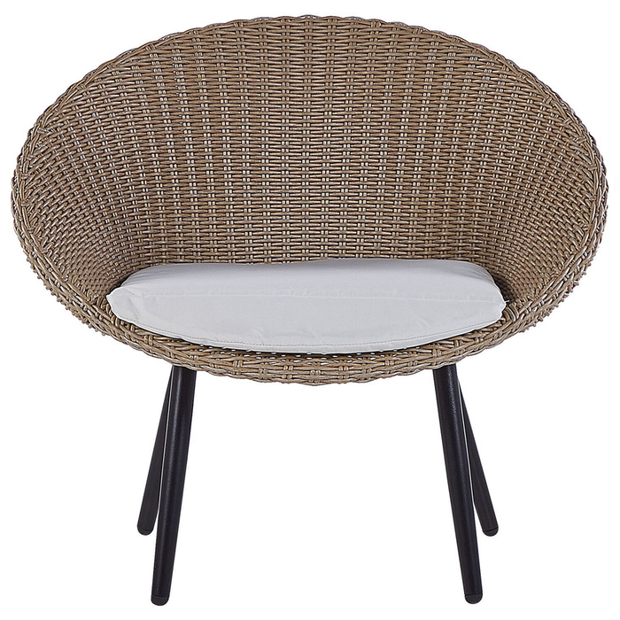 Beliani - ORTIGIA - Bistroset voor 2 - Natuurlijk - PE rotan