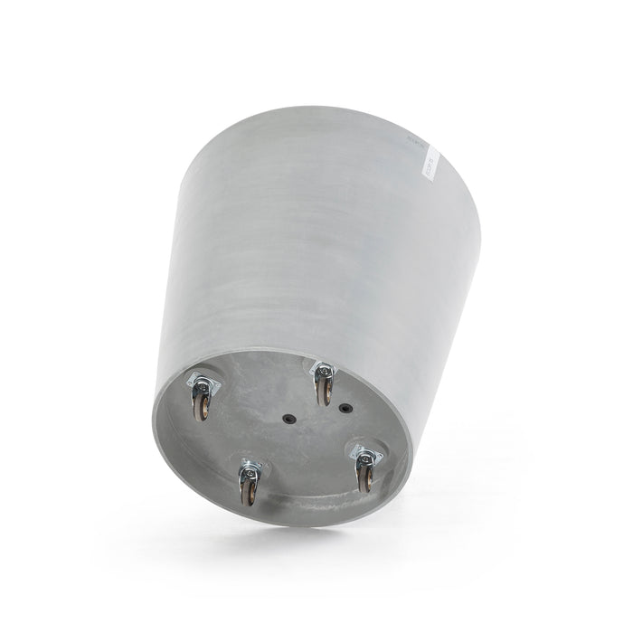 Ecopots Amsterdam Bloempot Met Wielen Ø 80 cm - Witgrijs