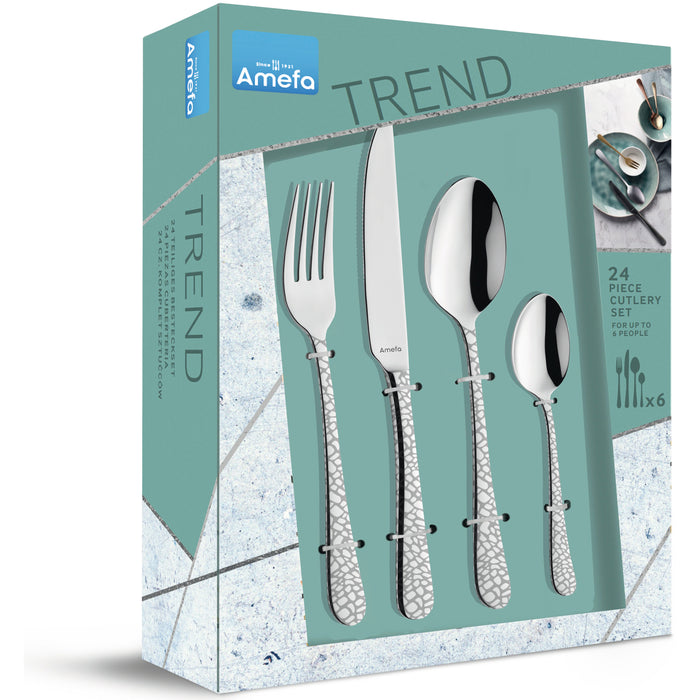 Amefa Austin Cobble 24-delige bestekset