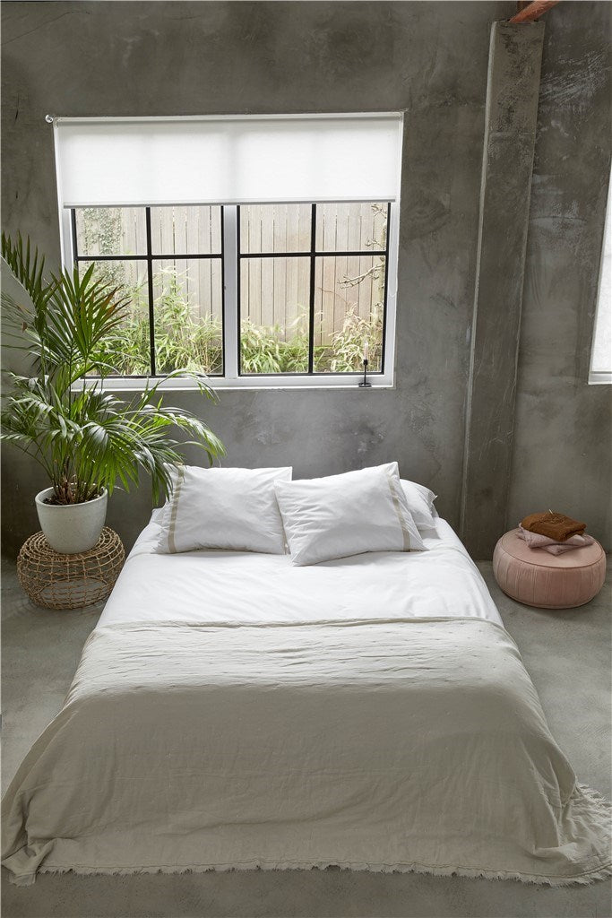 Walra - Dekbedovertrek Timeless Chic - 240x220 - Wit