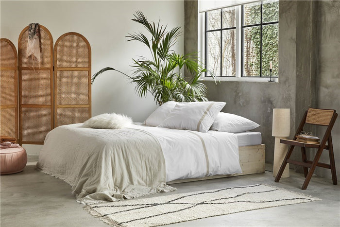 Walra - Dekbedovertrek Timeless Chic - 240x220 - Wit