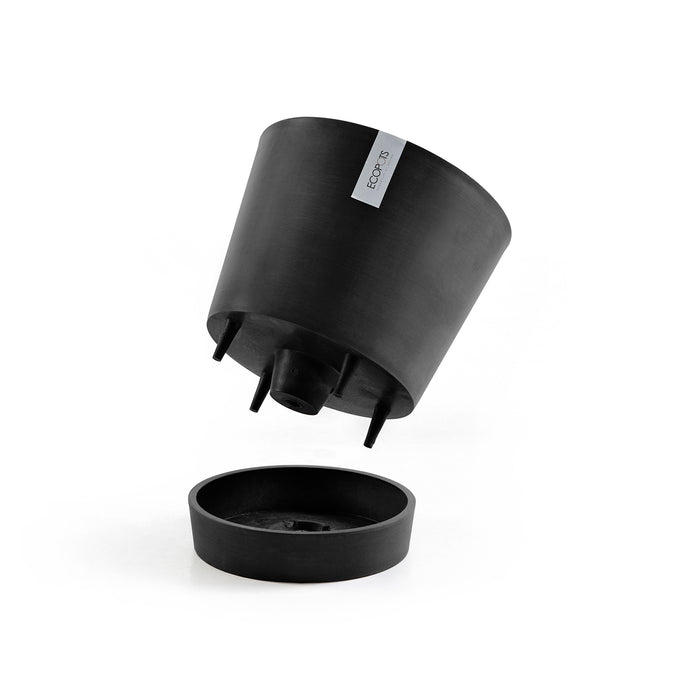 Ecopots Venice Bloempot Ø 40 cm - Donkergrijs