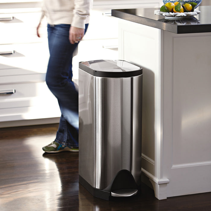 Simplehuman Butterfly Deluxe 30 Liter Vingerafdrukvrij