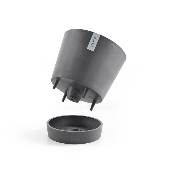 Ecopots Venice Bloempot Ø 40 cm - Grijs