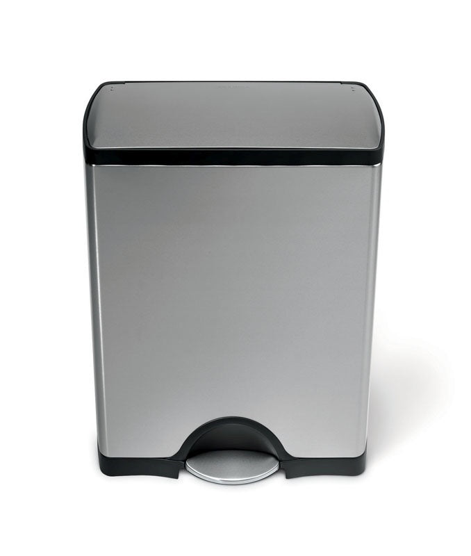 Simplehuman Rectangular Deluxe 50 Liter Vingerafdrukvrij