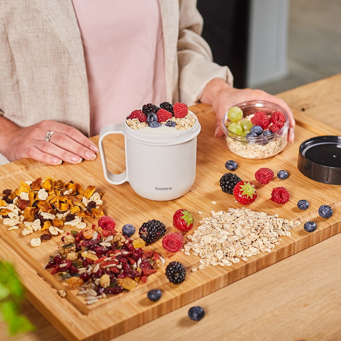 Homra lunchpot TIGGY Grey