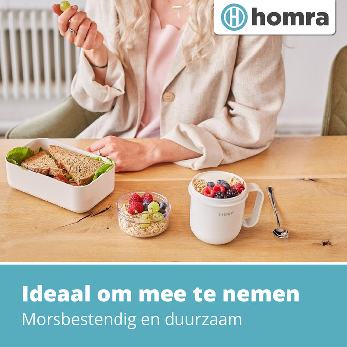 Homra lunchpot TIGGY Grey