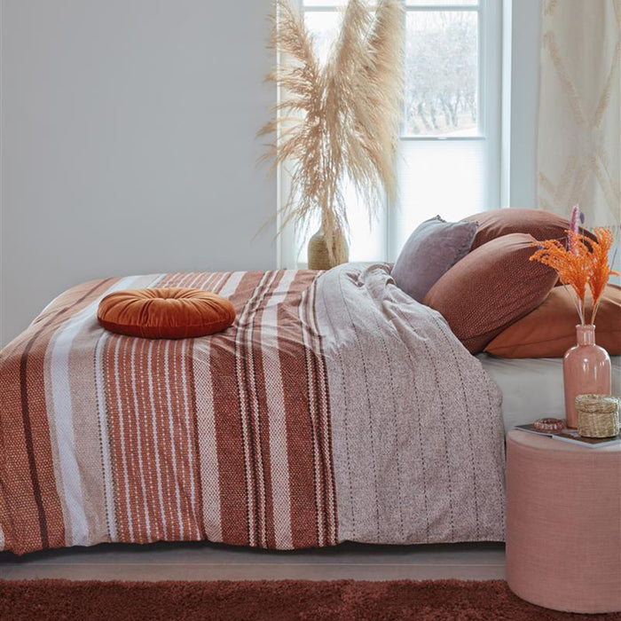 Beddinghouse Lex Dekbedovertrek 140 x 220 cm - Rood