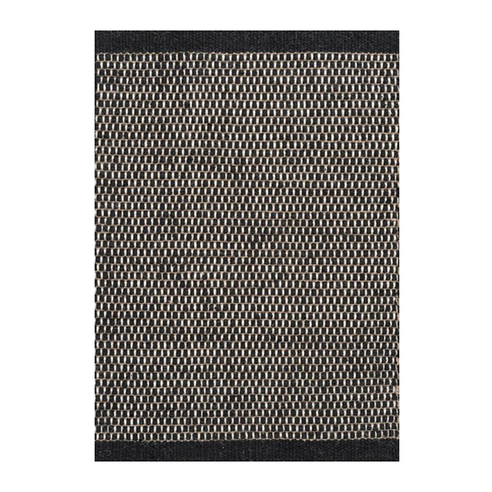 Linie Design Asko Vloerkleed - Zwart