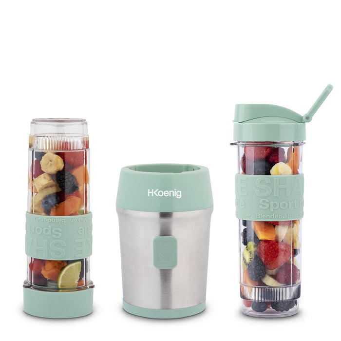 H Koenig Blender To Go Met Drinkbekers - 0.57L