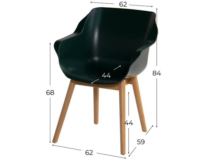 Hartman Sophie Teak Armchair - 2 stuks