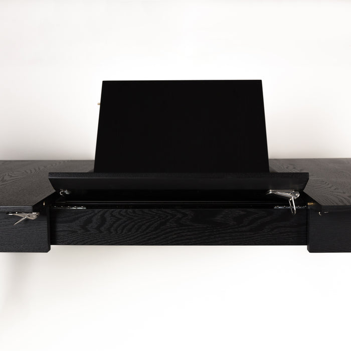 Zuiver Glimps Eettafel Uitschuifbaar - 120/162 x 80 cm - Zwart