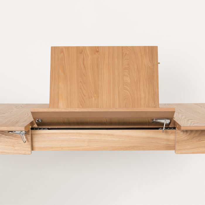 Zuiver Glimps Eettafel Uitschuifbaar - 120/162 x 80 cm - Naturel