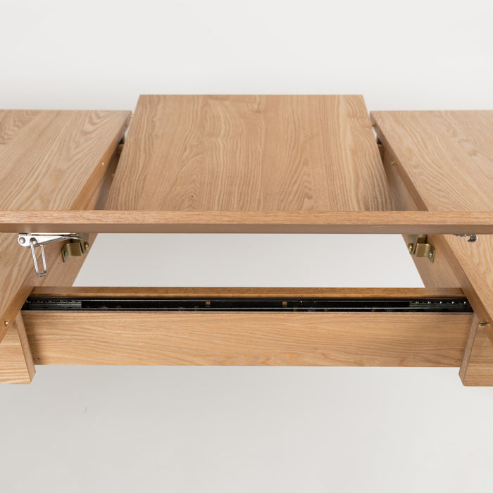 Zuiver Glimps Eettafel Uitschuifbaar - 120/162 x 80 cm - Naturel