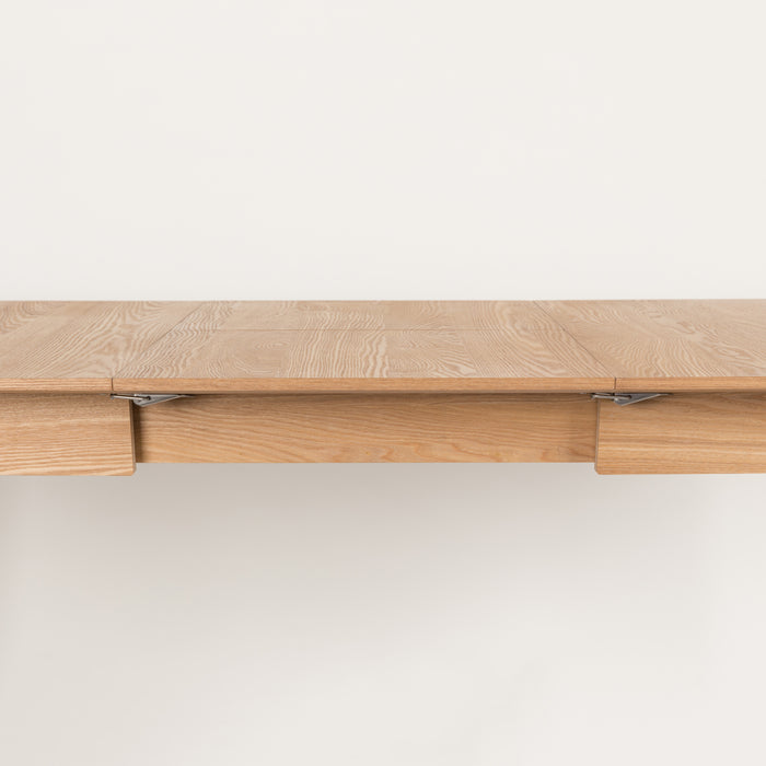 Zuiver Glimps Eettafel Uitschuifbaar - 120/162 x 80 cm - Naturel