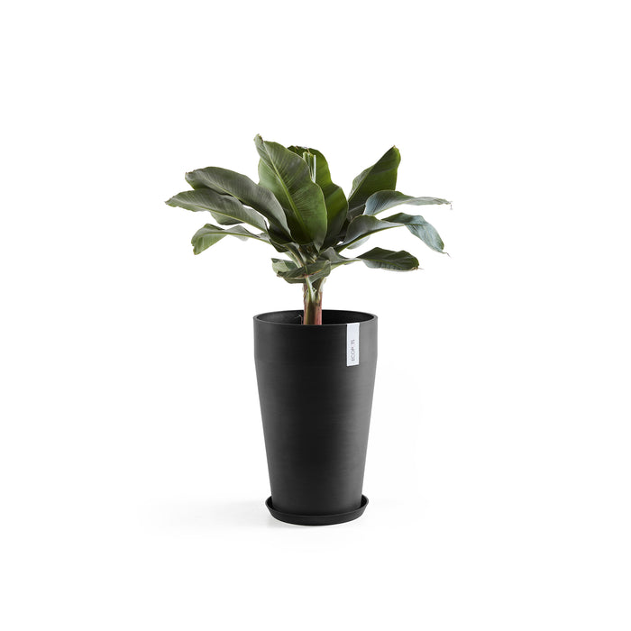 Ecopots Sankara Bloempot Ø 35 cm - Donkergrijs