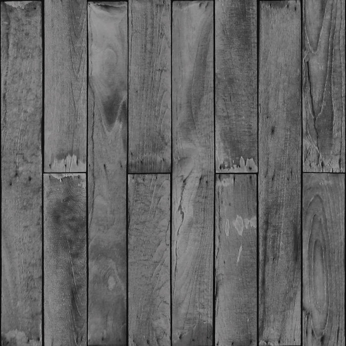 Sanders & Sanders behang houtlook donkergrijs - 935247 - 53 cm x 10,05