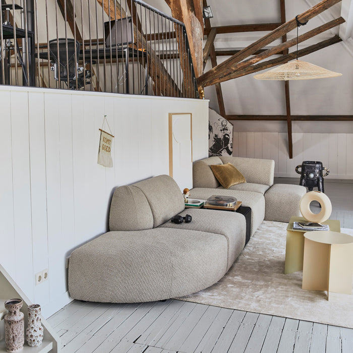 HKliving Jax Bank Element - Middenstuk - Stone