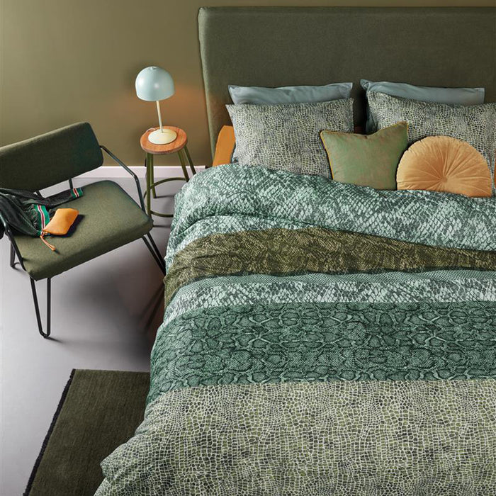 Beddinghouse Skin Dekbedovertrek 240 x 220 cm - Groen