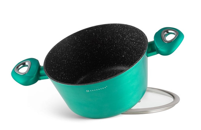 Edenberg Green Line - 15-delige Luxe Pannenset van Gesmeed Aluminium