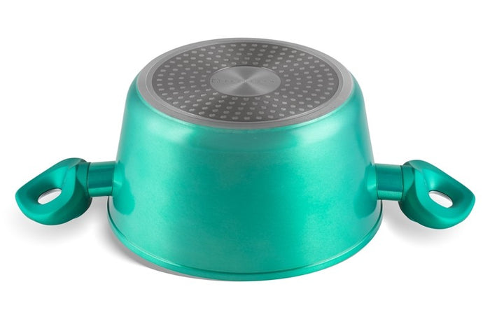 Edenberg Green Line - 15-delige Luxe Pannenset van Gesmeed Aluminium