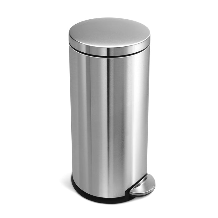 Simplehuman - Afvalemmer Round Step, 30 liter - Simplehuman