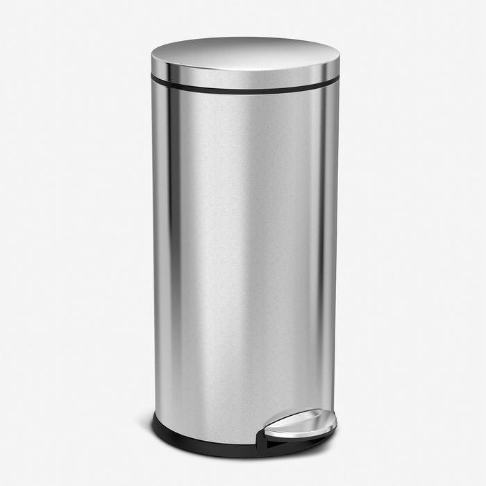 Simplehuman - Afvalemmer Round Step, 30 liter - Simplehuman