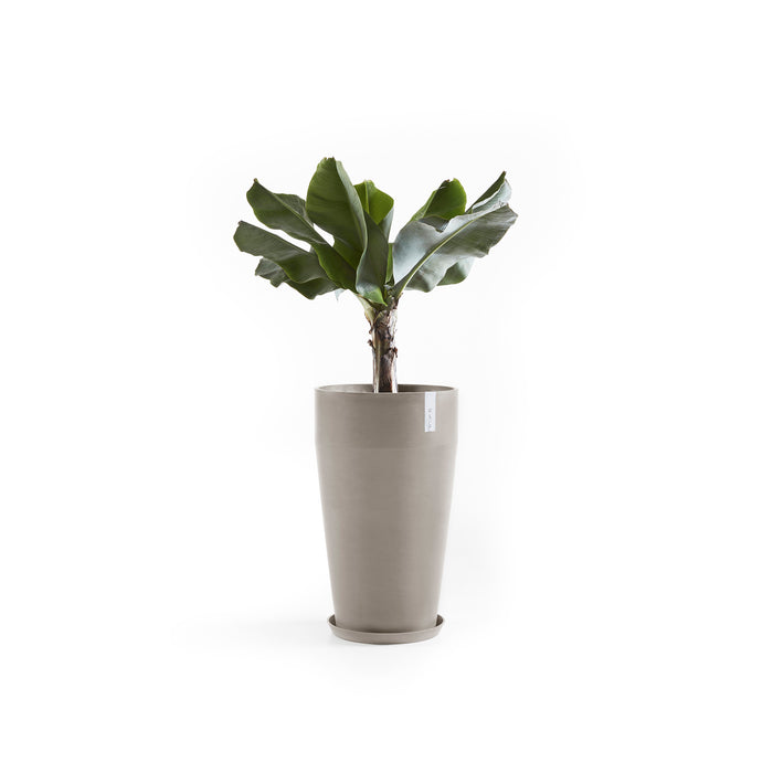 Ecopots Sankara Bloempot Ø 45 cm - Taupe