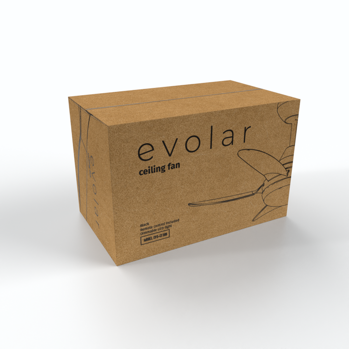 Evolar EVO-CF30B Plafondventilator Zwart