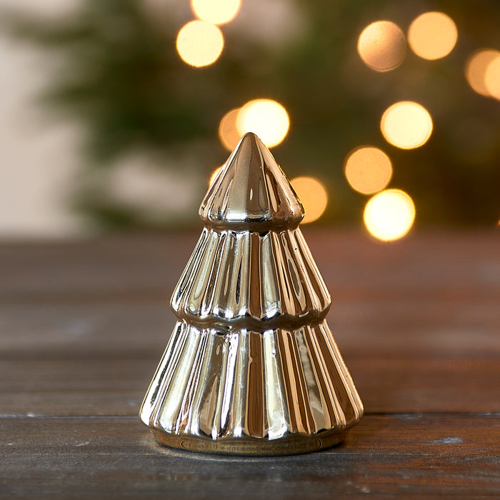 Riviera Maison Winter Glam Christmas Tree gold XS - 4.3x4.3x6.1 cm