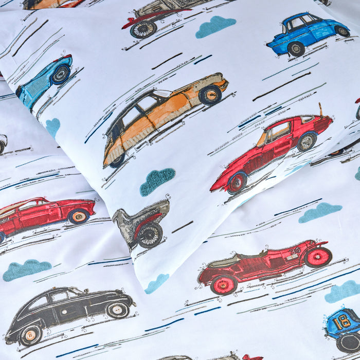 Beddinghouse Kids Oldtimers Dekbedovertrek 120 x 150 cm - Multi