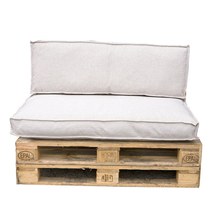 In The Mood Collection Mick Palletkussens - L120 cm - Beige