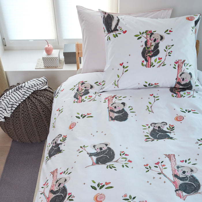 Beddinghouse Kids Sweet Koala Dekbedovertrek 120 x 150 cm - Grijs