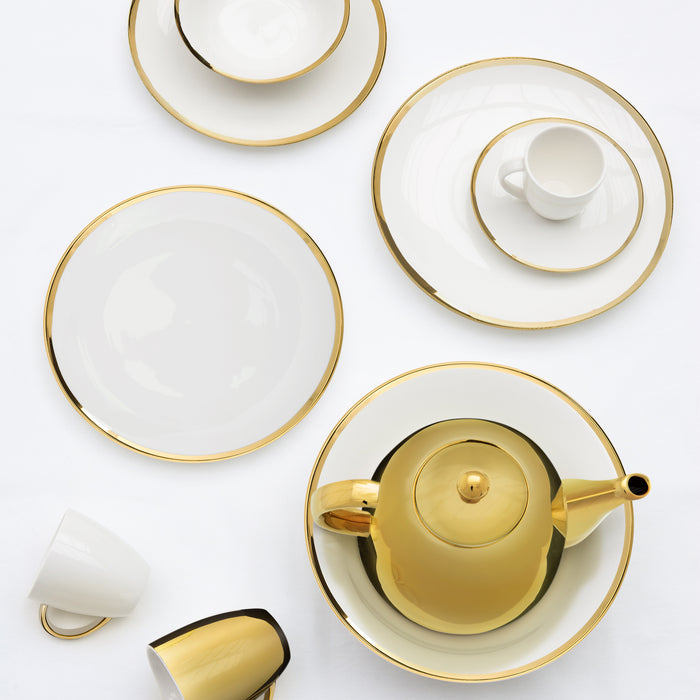 vtwonen Gold Bord Ø 20 cm