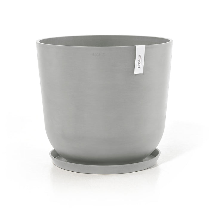 Ecopots Oslo Bloempot Ø 55 cm - Witgrijs