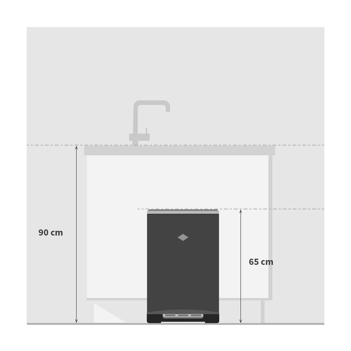 Wesco One Boy Pedaalemmer 40 Liter