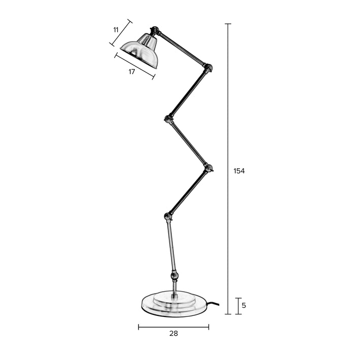 MOOS Kyan Vloerlamp - Zwart