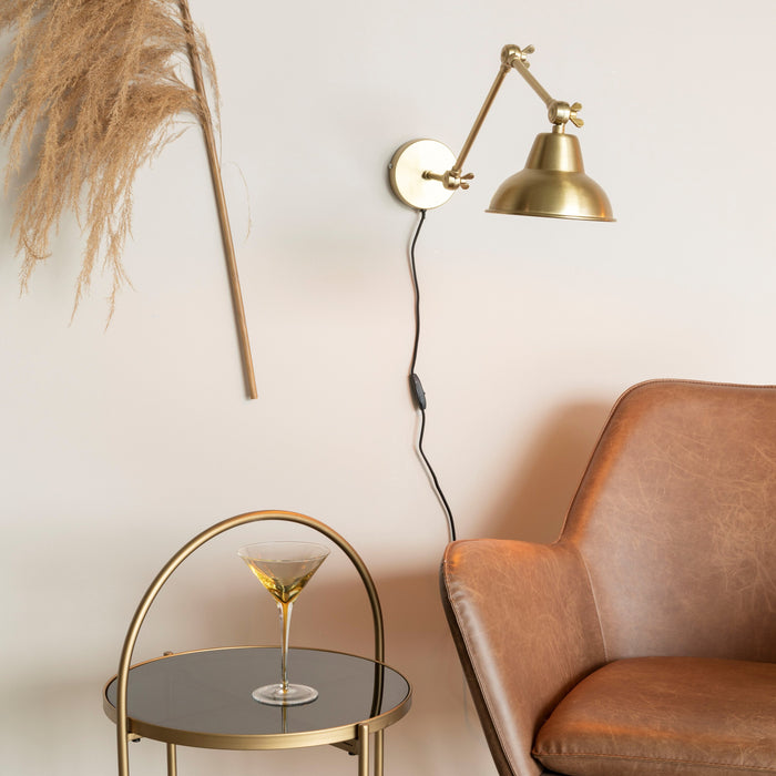 by fonQ Kyan Wandlamp - Messing