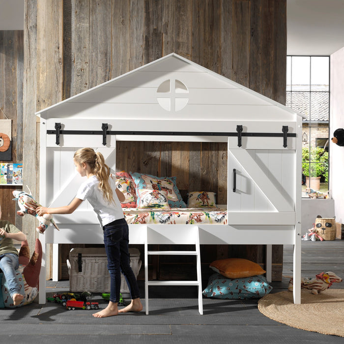 Vipack Barnie Halfhoogslaper - 90 x 200 cm